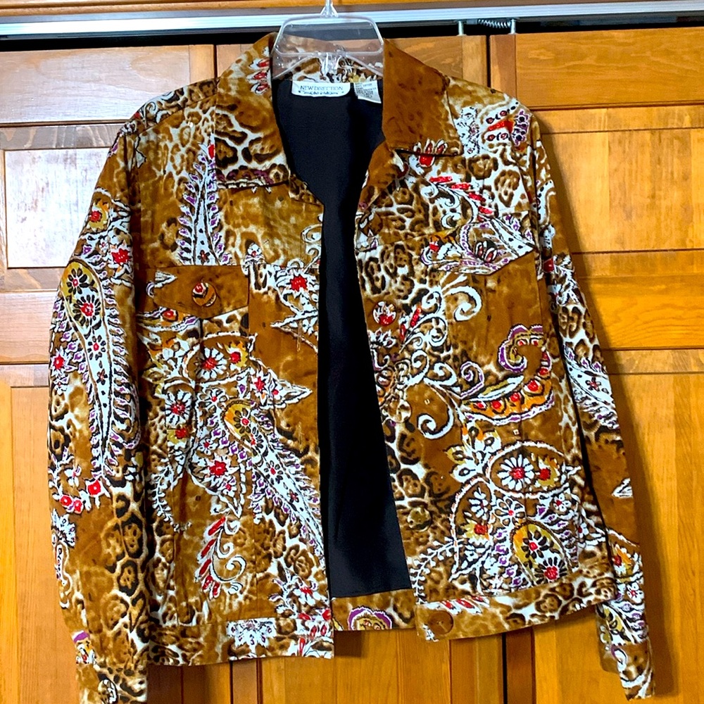 EUC size M New Directions colorful jacket